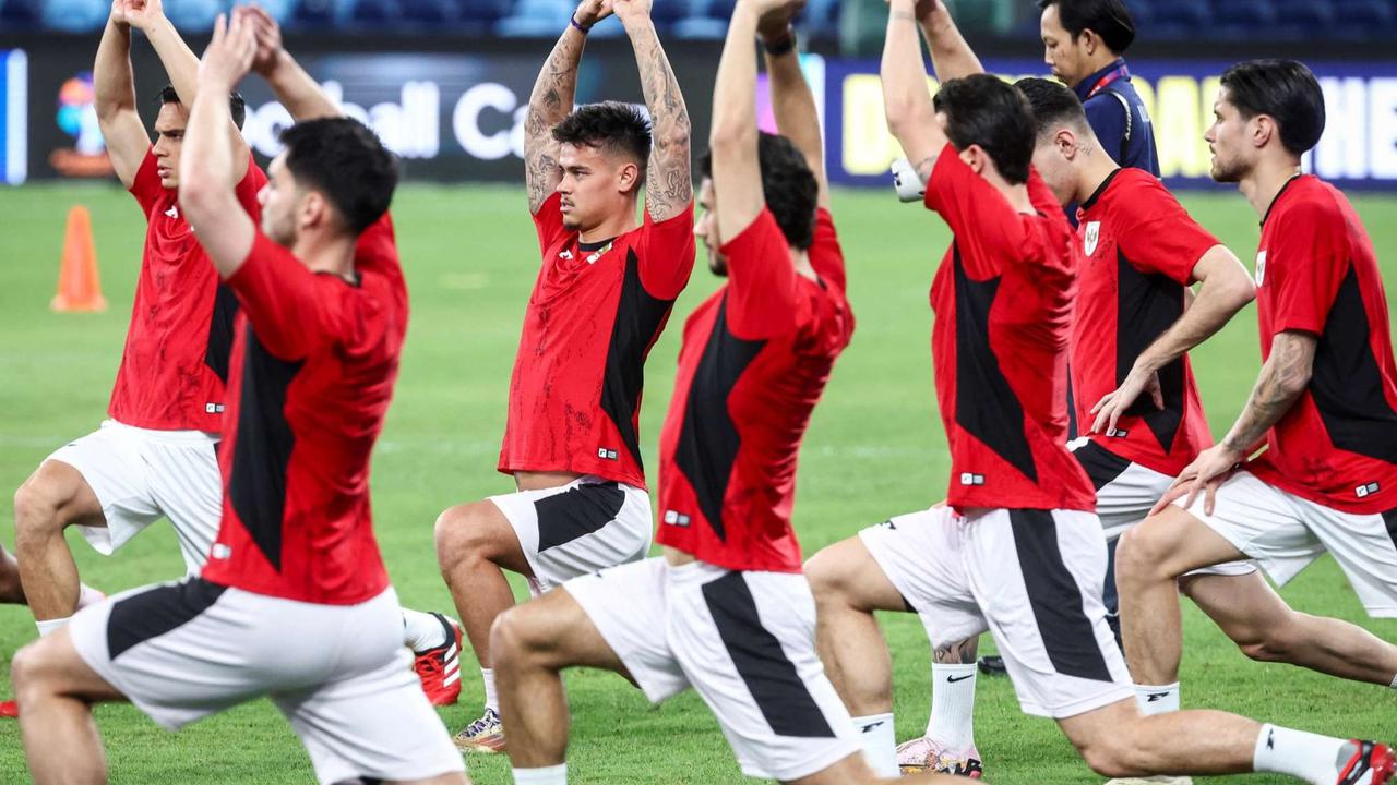 Timnas Indonesia gelar latihan jelang lawan Australia