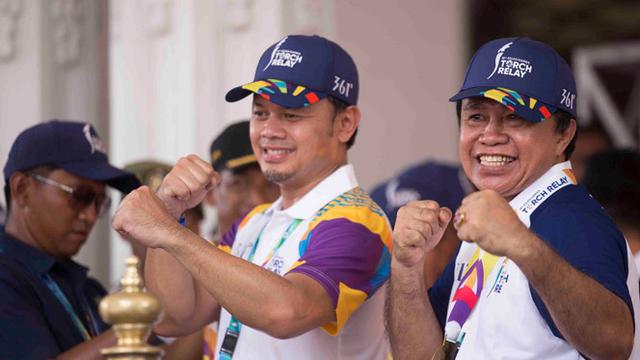 Walikota Bogor Bima Arya dan Ellyas Pical.