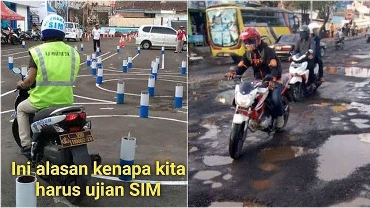 6 Meme Kocak Ujian SIM Ini Bikin Geleng Kepala