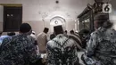 Masjid Sunan Kalijaga secara arsitektur memiliki kesamaan dengan Masjid Agung Demak yang dapat dilihat dari ciri khas bangunan berbentuk joglo, atapnya limasan bersusun tiga, yang memiliki makna khusus yakni melambangkan arti Iman, Islam, dan Ikhsan. (merdeka.com/Iqbal S. Nugroho)