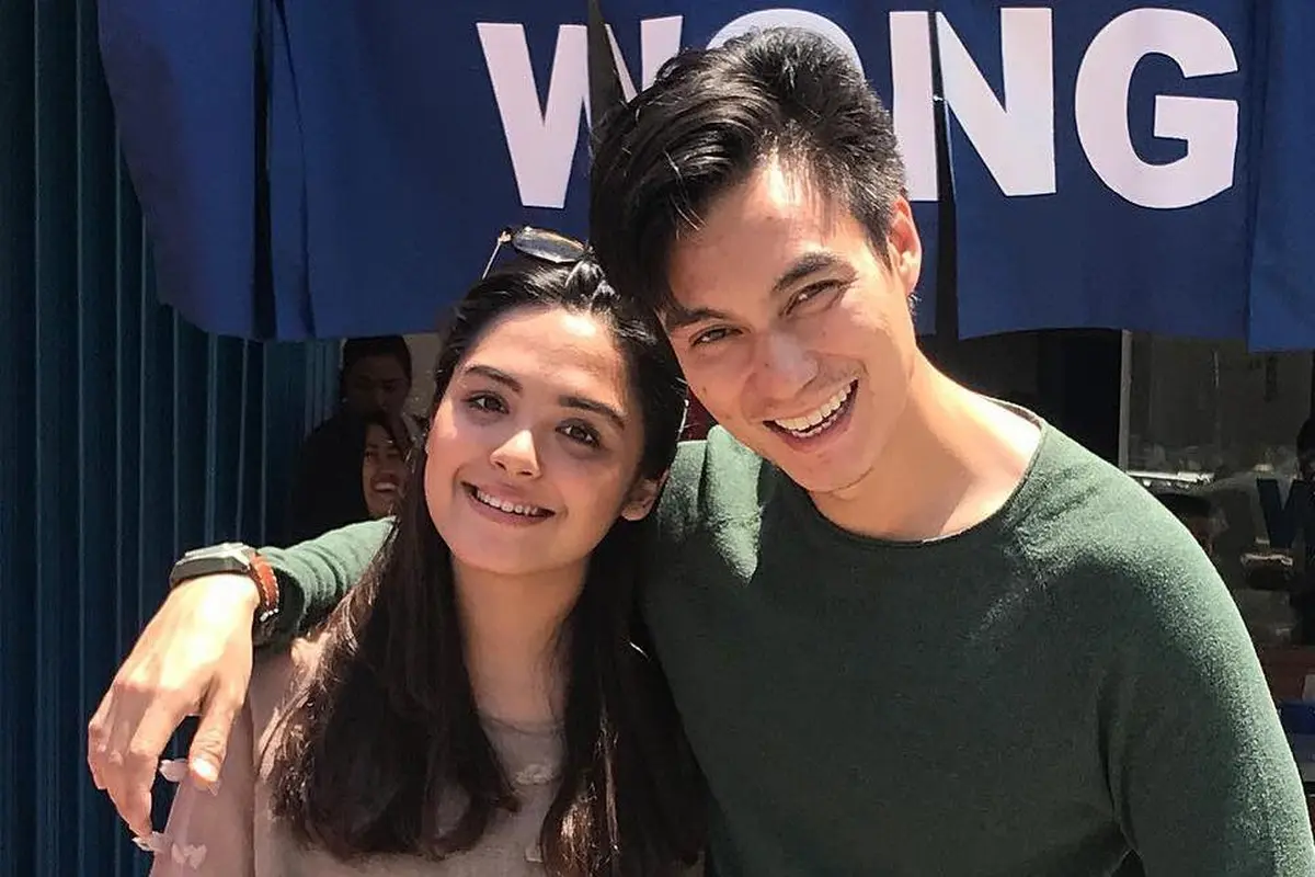 Vebby Palwinta dan Baim Wong