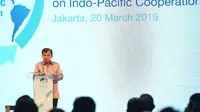 Wakil Presiden RI Jusuf Kalla membuka dialog tingkat tinggi Indo Pasifik di Jakarta, Rabu 20 Maret 2019 (kredit: Kemlu RI)