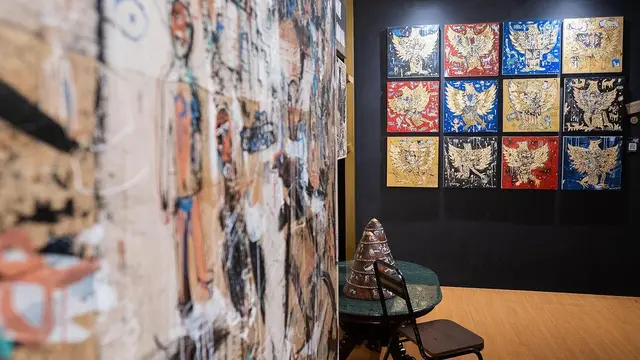 Pameran seni bertajuk Indonesia: The Land of Art yang digelar secara virtual pada Jumat, 11 Agustus 2023. (Foto: Dok. Instagram @kempinskibali)