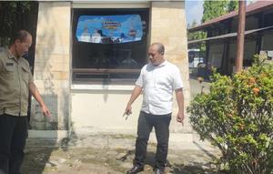 Lokasi Murid SD tertimpa patung di Halaman Belakang Museum Ronggowarsito (Foto: Danny/merdeka.com)