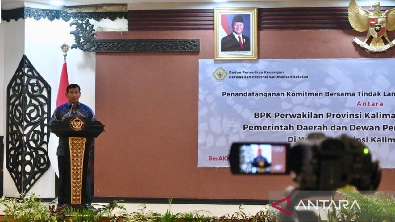 Tuntas dalam 60 Hari, Pemda dan DPRD Kalsel Perkuat Komitmen Pemda Kalsel BPK atas Temuan Audit
