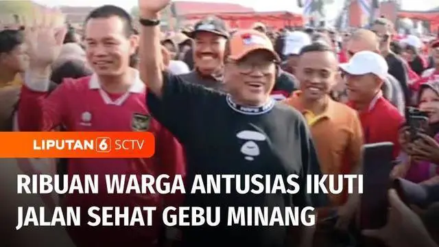 Ketua Umum Partai Hanura yang juga Ketua Umum Gebu Minang, Oesman Sapta membuka kegiatan jalan sehat yang diikuti ribuan warga Kota Pariaman, Sumatera Barat. Ia berharap masyarakat Minang dapat bersatu untuk membangun kembali daerahnya menjadi daerah...