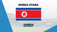 Piala Asia U-17 - Ilustrasi Bendera Korea Utara (Bola.com/Adreanus Titus)