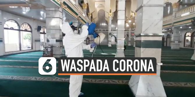 VIDEO: Waspada Corona, 2 Juta Botol Karbol Disiapkan untuk Bersihkan Masjid