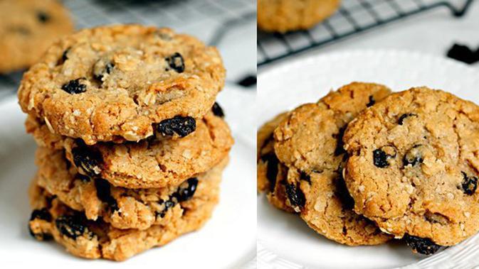 Resep Kue Kering Lebaran Crunch Oatmeal Cookies Gak Bikin 