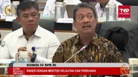 Menteri Kelautan dan Perikanan Sakti Wahyu Trenggono saat Rapat Kerja dengan Komisi IV DPR RI, Selasa (11/6/2024). (Foto: tangkapan layar/Arief RH)