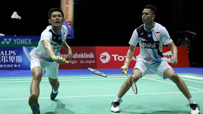Ganda putra Indonesia Fajar Alfian / Muhammad Rian Ardianto. (foto: PBSI)