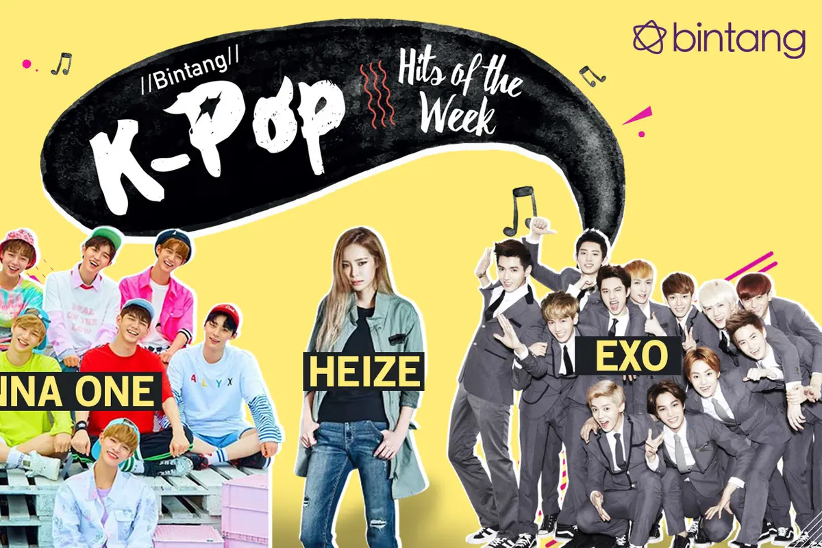 [Bintang] Bintang K-Pop Hits of the Week: EXO, Wanna One, Heize
