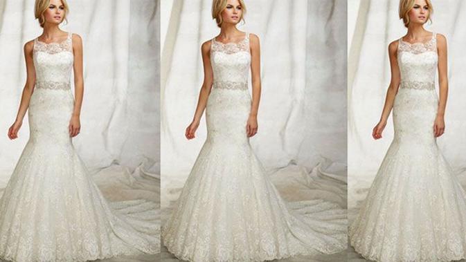 Memilih Bridal Dress Sesuai Bentuk Tubuh Tipe Pir Dan Payudara Besar Fashion Fimela Com