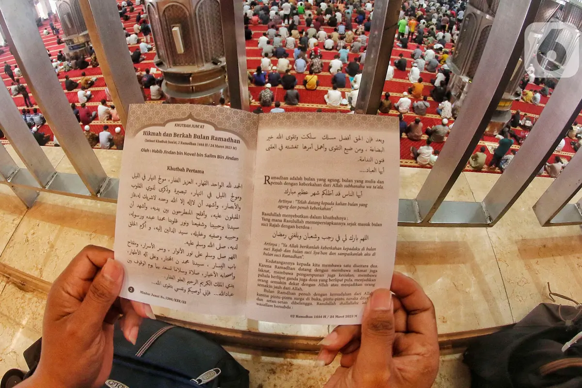 Shalot Jumat Pertama Ramadhan Di Masjid Istiqlal