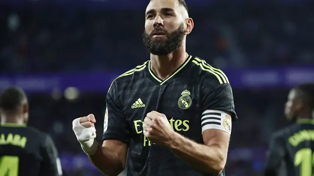 Karim Benzema - Real Madrid - Liga Spanyol - 31 Desember 2022