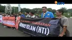 Gerakan Mahasiswa (Gema) Pembebasan berunjuk rasa menanggapi Perppu Ormas.