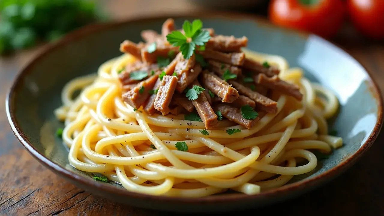 Resep Spaghetti Bebek