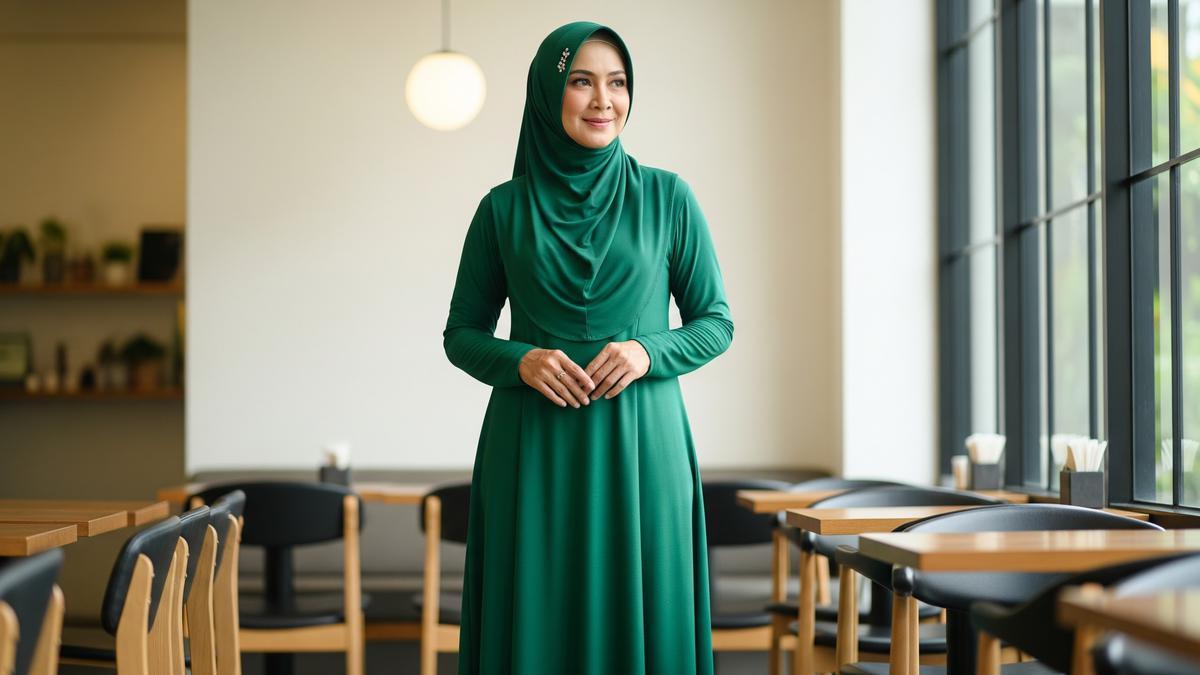 7 Bahan Gamis Nyaman untuk Wanita Usia 50 Tahun agar Tetap Anggun dan Sejuk, Anti Gerah