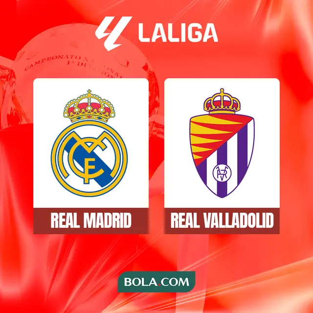 Liga Spanyol - Real Madrid Vs Real Valladolid