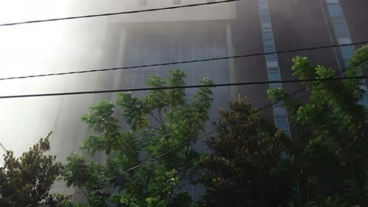 Kantor Kejati Jatim Terbakar Saat Perayaan Hari Bhakti Adhyaksa