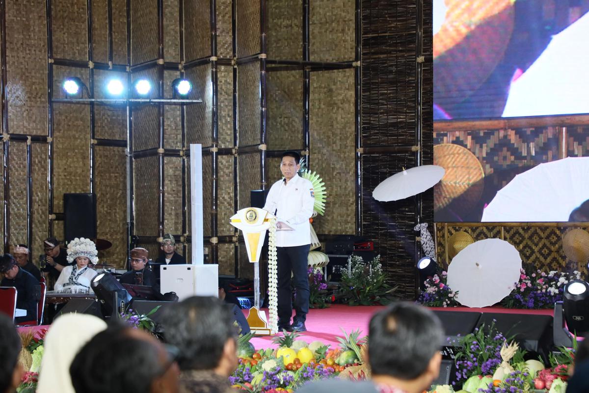Wamendagri Wiyagus dalam acara Musrenbang RKPD Provinsi Jabar Tahun 2027