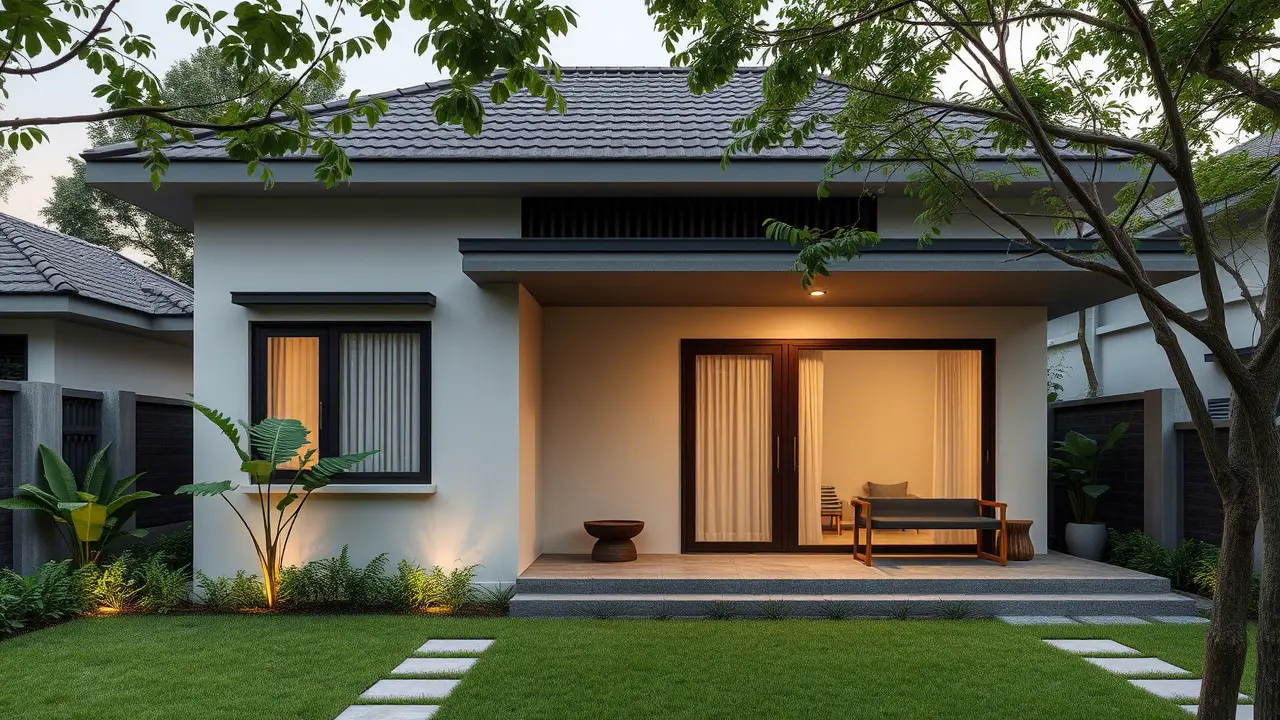 6 Desain Rumah Sederhana Luas 40 Meter Persegi yang Fungsional dan Hemat Biaya