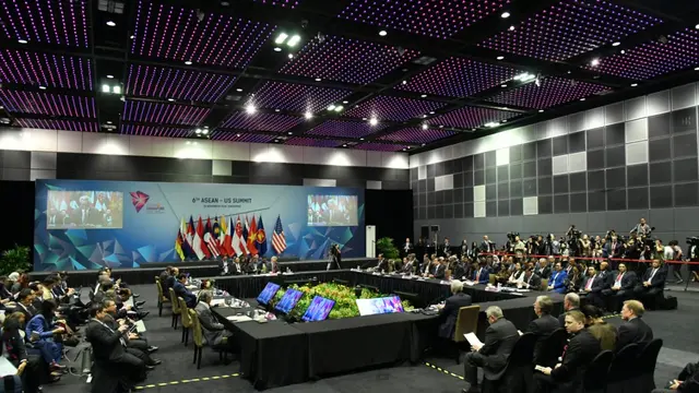 KTT ke-6 ASEAN-AS di Suntec Convention Centre, Singapura, pada Kamis, 15 November 2018 (sumber: Kantor Kesekretariatan Presiden)