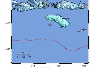 Gempa Tektonik M 6,0 Guncang Sumba Barat 