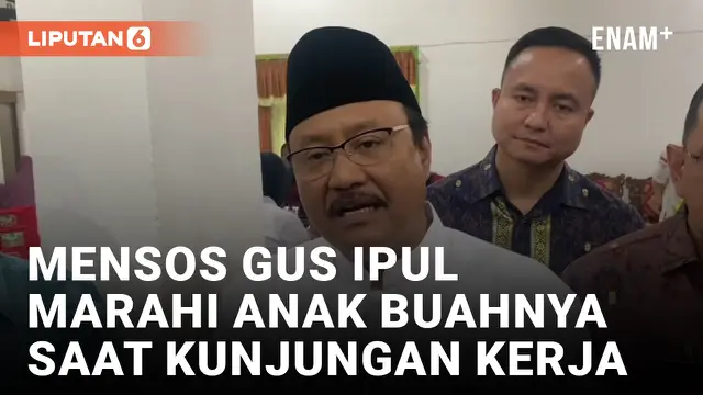 Gus Ipul Marah, Pegawai Kemensos 'Bolos' Pelatihan BPS