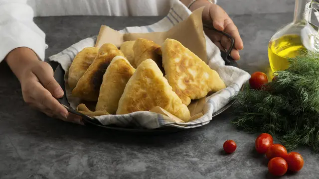 illustrasi samosa beef