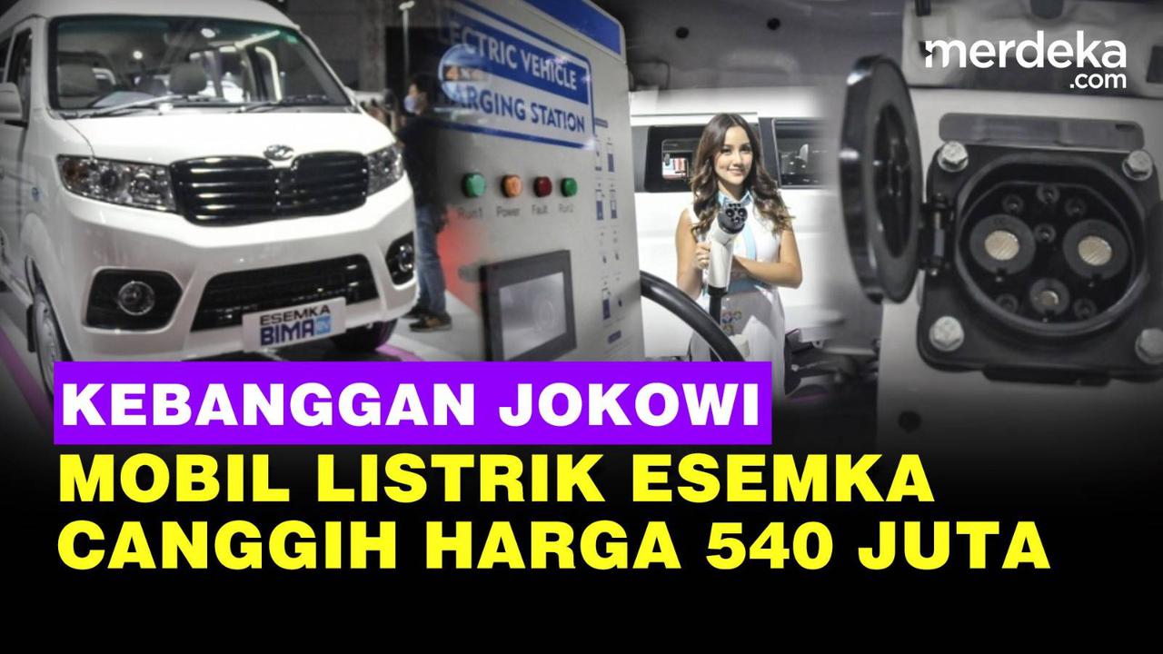 VIDEO: Kecanggihan Mobil Listrik Esemka, Kebanggaan Jokowi Harga Mulai Rp 530 Juta