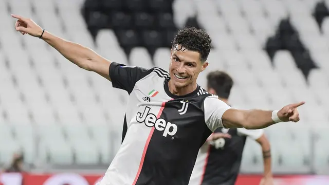 FOTO: Ronaldo Bawa Juventus Kalahkan Lazio di Allianz Stadium