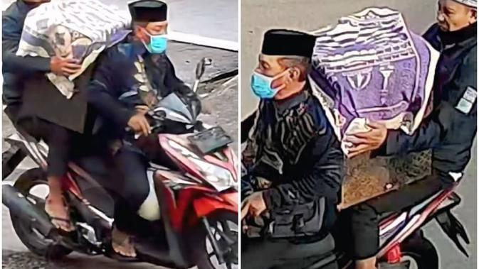 Terekam CCTV, Maling Gondol Brankas isi Emas 1 Kg saat Penghuni Rumah Salat Idulfitri