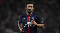 1. Ezequiel Lavezzi, penyerang asal Argentina itu pindah dari Paris Saint Germain ke Hebei Fortune dengan harga dirahasiakan dan gaji sebesar 400.000 poundsterling per pekan. (AFP/Franck Fife)