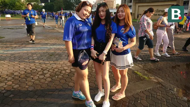 Suporter Timnas Thailand