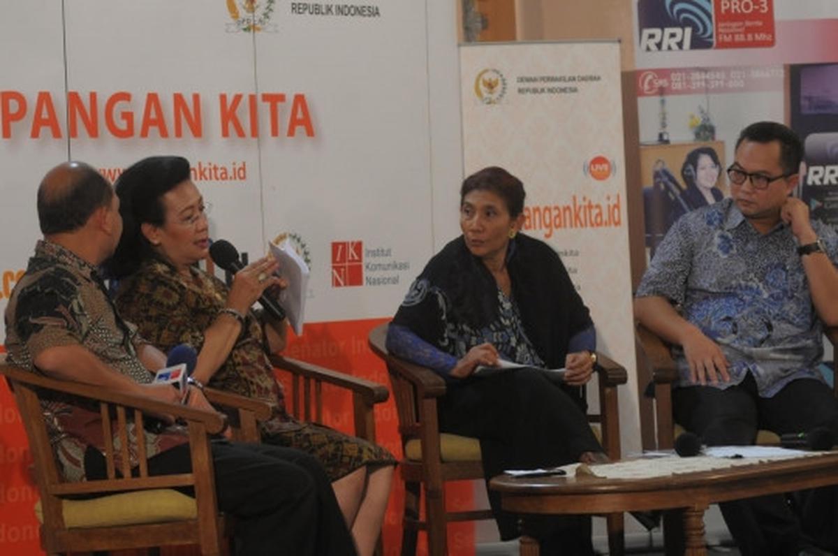 Menteri Susi bicara pemanfaatan sumber daya kelautan di Pangan Kita