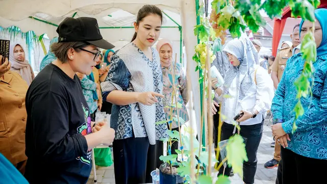 Kahiyang Ayu Temui Kader PKK di Kelurahan Tanjung Mulia Hilir