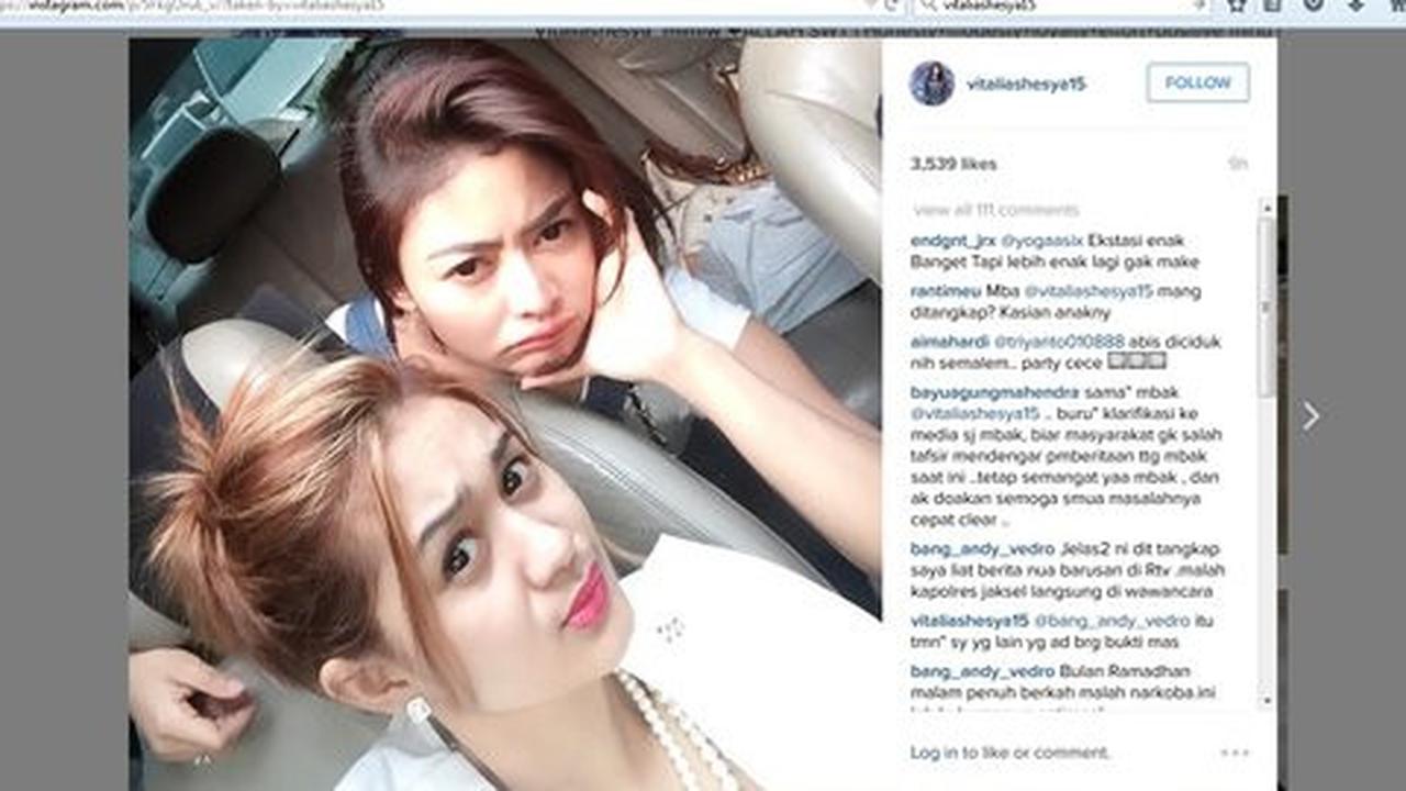 6 Teman yang ditangkap bareng Vitalia Sesha berprofesi model