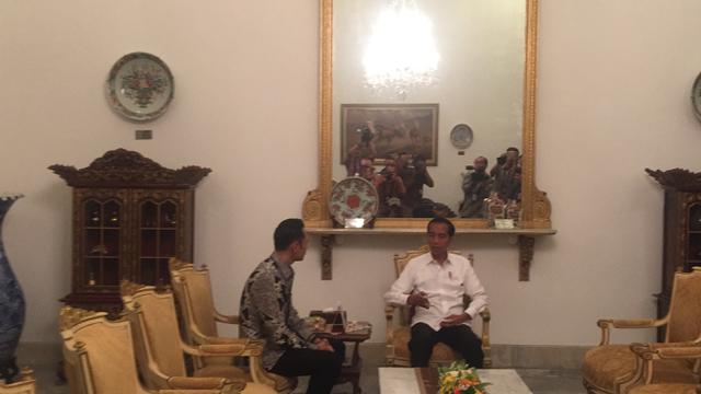 Suasana Pertemuan 4 Mata Jokowi-AHY di Istana