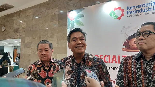 Direktur Jenderal Industri Agro Kemenperin, Putu Juli Ardika pembukaan pre-event Specialty Indonesia 2025, di Kantor Kemenperin, Jakarta, Kamis (3/7/2025). (Foto: Liputan6.com/Arief RH)