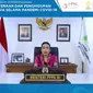 Menteri Pemberdayaan Perempuan, I Gusti Ayu Bintang Darmawati dalam webinar Memahami Kesejahteraan dan Penghidupan Masyarakat Saat Pandemi Covid-19 yang digelar Katadata, Rabu (10/3/2021).