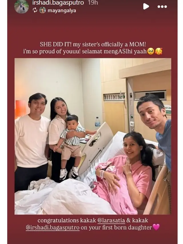 Potret Bahagia Irshadi Bagas, Pemeran Farel 'Heart Series' Dikaruniai Anak Pertama