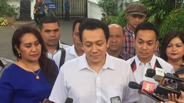 Ketua Umum Partai Keadilan dan Persatuan Indonesia (PKPI) Diaz Hendropriyono (Liputan6.com/Hanz Jimenez Salim)