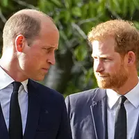 Pangeran William dan Pangeran Harry. (AP Photo/Martin Meissner)