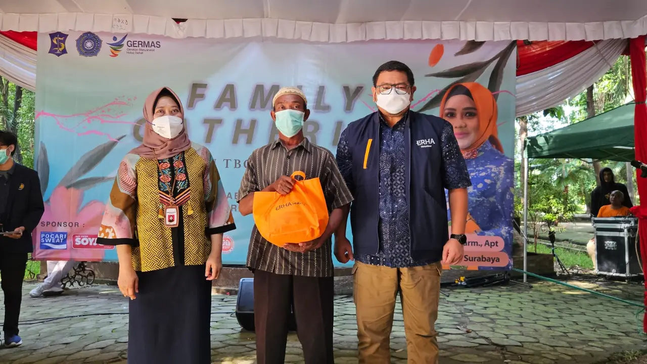 Dinkes Kota Surabaya dan ERHA Ultimate Adakan Family Gathering Penderita Tuberkolosis