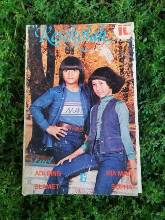 Irama Maya Sopha dan Adi Bing Slamet punya gaya yang ikonik yaitu poni depan serta rambut yang mengembang. (foto: Instagram/@iwandanosh)