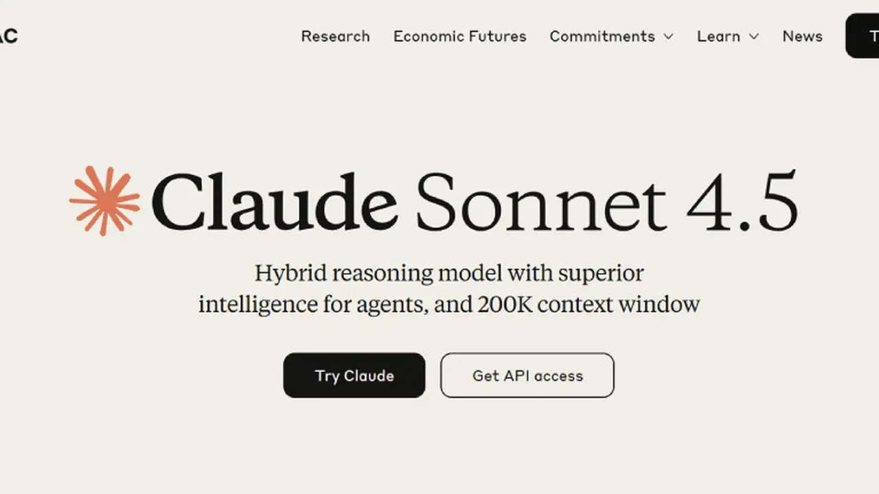 Claude Sonnet 4.5 Anthropic