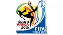 Logo Piala Dunia 2010 di Afrika Selatan. Siluet pemain bola berwarna hitam mencirikan Afrika yang dikenal dengan benua hitam. Warna-warni merupakan keragaman dunia (Istimewa)
