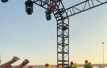 Sebelum Tanding, Suporter Timnas Indonesia Dangdutan di Depan Stadion Qatar, Joget Pakai Lagu Rungkad