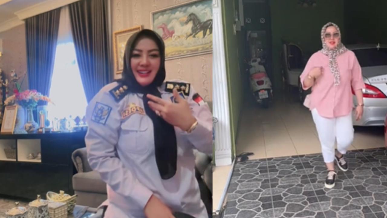 Tak Hanya Cantik, Kades Viral Tertawakan Nasi Kotak Ini Miliki Rumah Mewah dan Mobil Berderet